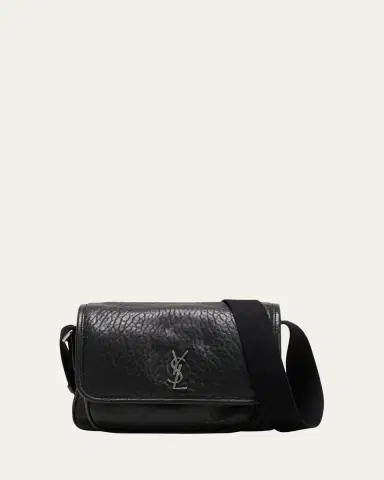 Saint Laurent Men's Niki Small Messenger Bag in Grained Lambskin | Thumbnail 5 Saint Laurent Men's Niki Small Messenger Bag in Grained Lambskin | Thumbnail 5