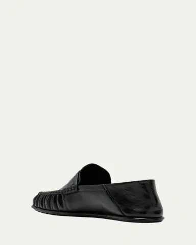 Saint Laurent Men's Le Loafer Leather Penny Loafers | Thumbnail 4 Saint Laurent Men's Le Loafer Leather Penny Loafers | Thumbnail 4