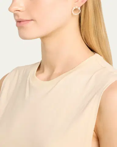 Sophie Bille Brahe Petite Embrass de Perle Graduated Earring, Single, Left | Thumbnail 2