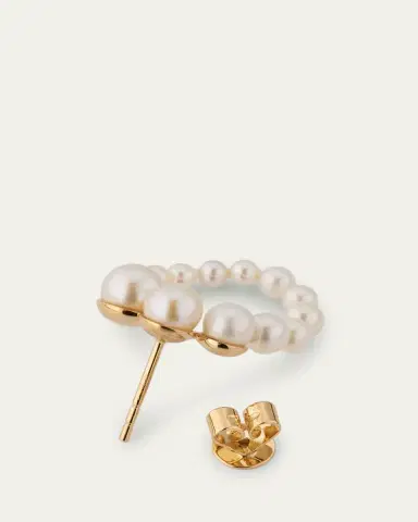 Sophie Bille Brahe Petite Embrass de Perle Graduated Earring, Single, Left | Thumbnail 4