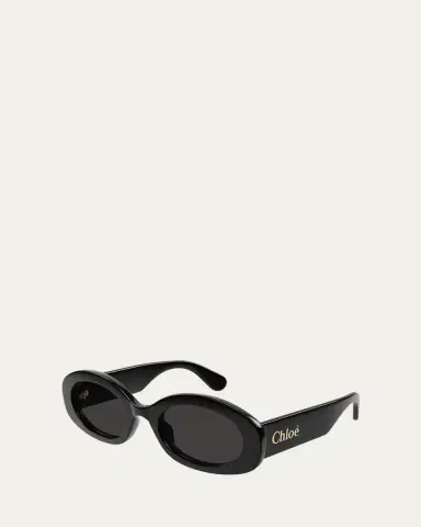 Chloé Naomy Acetate Oval Sunglasses | Thumbnail 2 Chloé Naomy Acetate Oval Sunglasses | Thumbnail 2