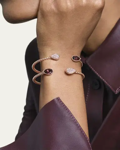 Boucheron Serpent Boheme Small Motif Rhodolite and Diamond Bracelet | Thumbnail 2