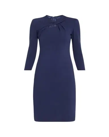 Giorgio Armani Milano Twist-Front Jersey Dress | Thumbnail 1 Giorgio Armani Milano Twist-Front Jersey Dress | Thumbnail 1