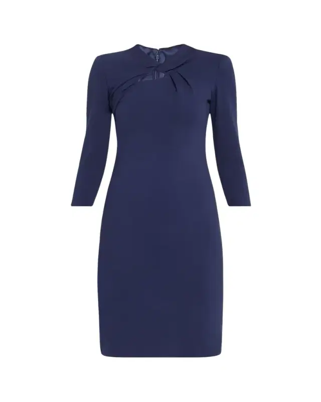 Giorgio Armani Milano Twist-Front Jersey Dress
