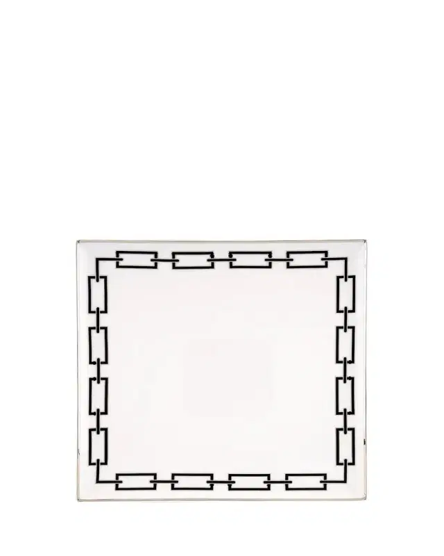 Catene Black Squared Plate