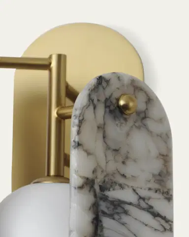 Studio M Megalith Stone Striae Arya Wall Sconce | Thumbnail 2 Studio M Megalith Stone Striae Arya Wall Sconce | Thumbnail 2