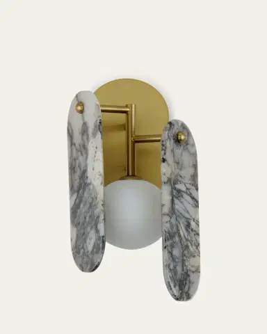 Studio M Megalith Stone Striae Arya Wall Sconce | Thumbnail 4 Studio M Megalith Stone Striae Arya Wall Sconce | Thumbnail 4