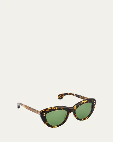 Hoorsenbuhs Tokyo Tortoise Acetate Cat-Eye Sunglasses | Thumbnail 2
