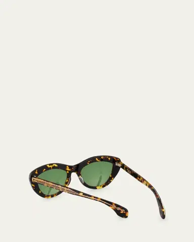Hoorsenbuhs Tokyo Tortoise Acetate Cat-Eye Sunglasses | Thumbnail 3