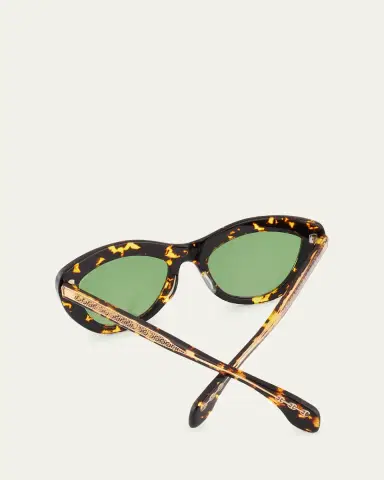 Hoorsenbuhs Tokyo Tortoise Acetate Cat-Eye Sunglasses | Thumbnail 4