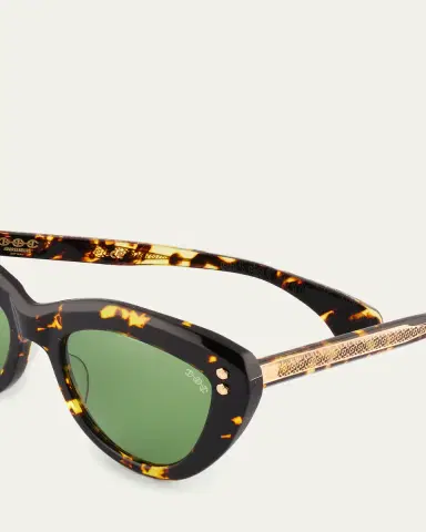 Hoorsenbuhs Tokyo Tortoise Acetate Cat-Eye Sunglasses | Thumbnail 7
