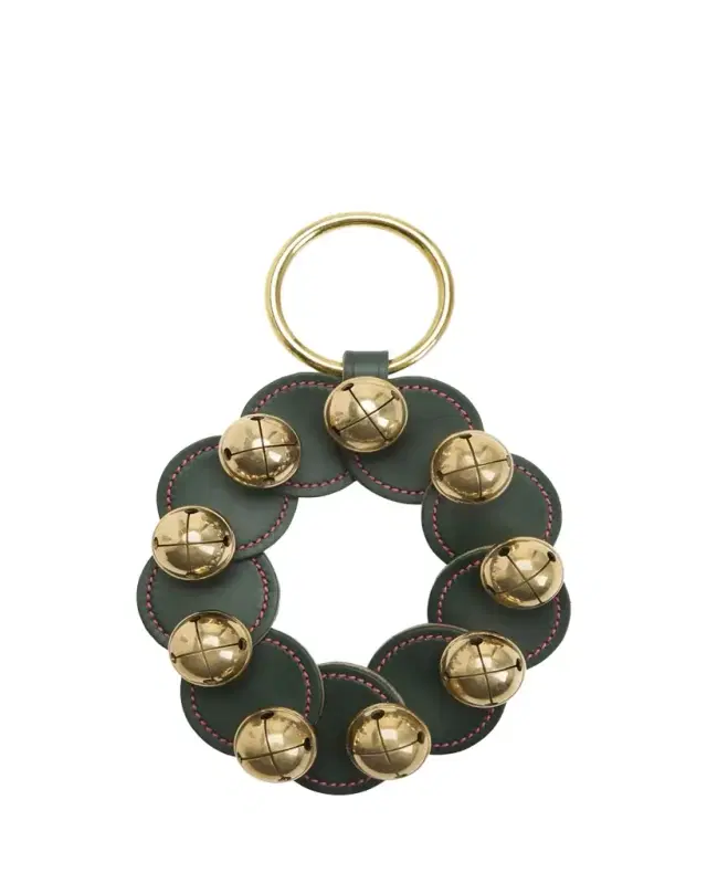 Brass Bells Disk Wreath
