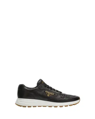 Prada Men's Prax Napa Leather Low-Top Sneakers | Thumbnail 1 Prada Men's Prax Napa Leather Low-Top Sneakers | Thumbnail 1