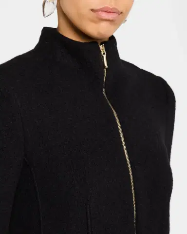 Giorgio Armani Cashmere-Blend Zip-Front Knit Jacket | Thumbnail 4 Giorgio Armani Cashmere-Blend Zip-Front Knit Jacket | Thumbnail 4