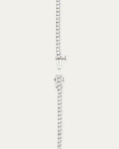 VRAI Lab Grown Diamond Tennis Necklace, Petite | Thumbnail 3