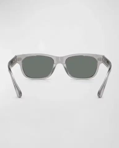 Oliver Peoples Men's Rosson Sun Acetate Rectangle Sunglasses | Thumbnail 3