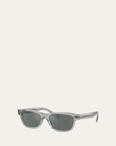 Oliver Peoples Men's Rosson Sun Acetate Rectangle Sunglasses | Thumbnail 5