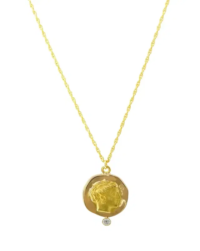 Andromeda Diamond Necklace, 15"L