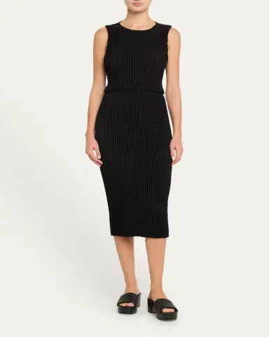 Issey Miyake Spongy Bk 46 Body-Con Midi Skirt | Thumbnail 2 Issey Miyake Spongy Bk 46 Body-Con Midi Skirt | Thumbnail 2