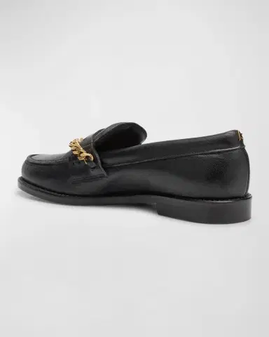 Golden Goose Jerry Chain Leather Penny Loafers | Thumbnail 4