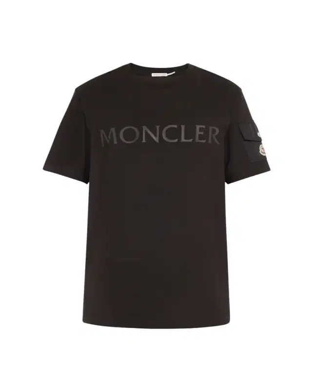 Moncler Men's Laminated Logo T-Shirt
