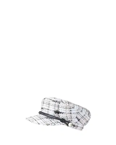 Maison Michel New Abbey Tweed Newsboy Cap | Thumbnail 1 Maison Michel New Abbey Tweed Newsboy Cap | Thumbnail 1