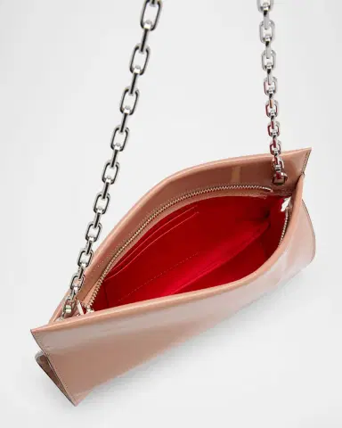 Christian Louboutin Loubitwist Small Clutch Bag in Patent Leather | Thumbnail 3