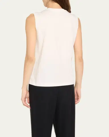 Toteme Jersey Sleeveless Tee | Thumbnail 8