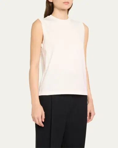 Toteme Jersey Sleeveless Tee | Thumbnail 9