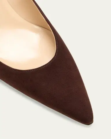 Manolo Blahnik Srila Suede Stiletto Pumps | Thumbnail 5