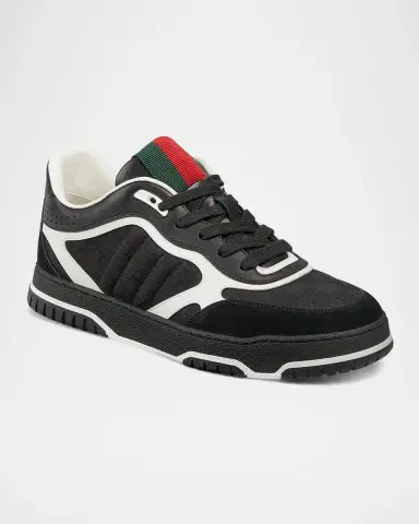 Gucci Men's Re-Web GG Supreme Canvas and Leather Sneakers | Thumbnail 12 Gucci Men's Re-Web GG Supreme Canvas and Leather Sneakers | Thumbnail 12