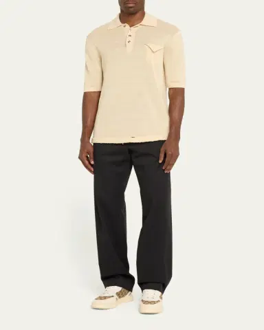 Gucci Men's Re-Web GG Supreme Canvas and Leather Sneakers | Thumbnail 7 Gucci Men's Re-Web GG Supreme Canvas and Leather Sneakers | Thumbnail 7