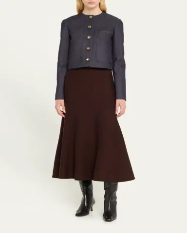 Altuzarra Bernadette Slim Denim Jacket | Thumbnail 2