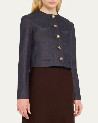 Altuzarra Bernadette Slim Denim Jacket | Thumbnail 4