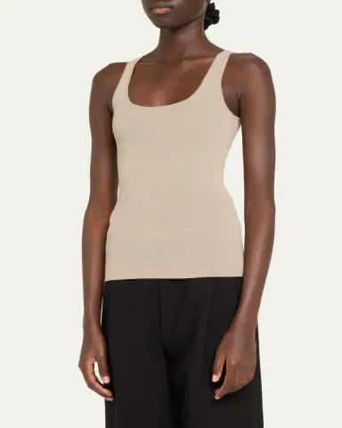 TOTEME Compact Knit Tank Top | Thumbnail 4 TOTEME Compact Knit Tank Top | Thumbnail 4