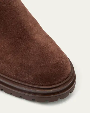 Gianvito Rossi Chester Suede Lug-Sole Chelsea Ankle Boots | Thumbnail 5