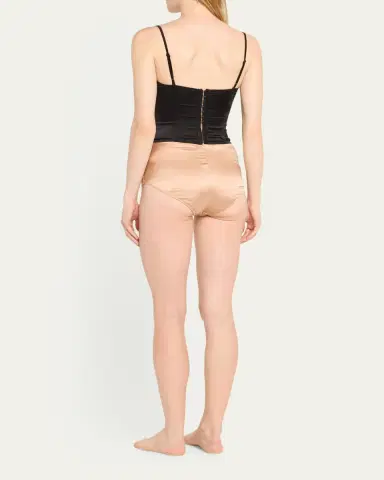 Kiki de Montparnasse Tous Les Jours Charmeuse Bustier | Thumbnail 3 Kiki de Montparnasse Tous Les Jours Charmeuse Bustier | Thumbnail 3