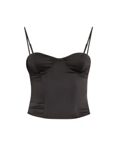 Kiki de Montparnasse Tous Les Jours Charmeuse Bustier | Thumbnail 1 Kiki de Montparnasse Tous Les Jours Charmeuse Bustier | Thumbnail 1