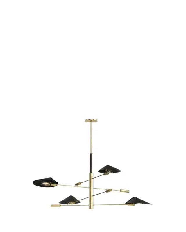 Cavalier 50" 4-Light Chandelier