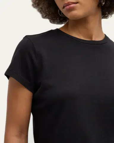 AGOLDE Adine Cropped Short Sleeve Tee | Thumbnail 5