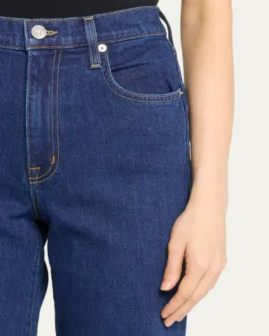 SLVRLAKE Grace Wide-Leg Raw Hem Jeans | Thumbnail 5