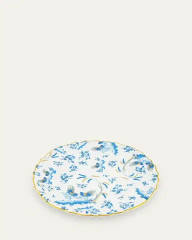 Ginori 1735 Oro di Doccia Turquoise Charger Plate | Thumbnail 2