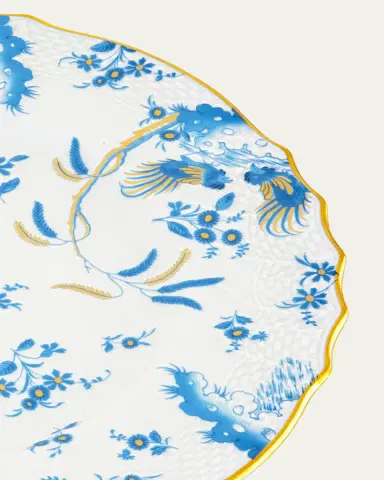 Ginori 1735 Oro di Doccia Turquoise Charger Plate | Thumbnail 4