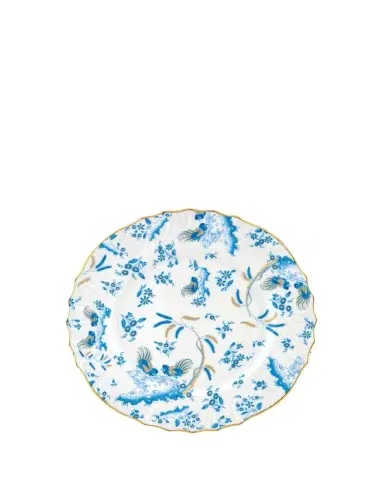 Ginori 1735 Oro di Doccia Turquoise Charger Plate | Thumbnail 1