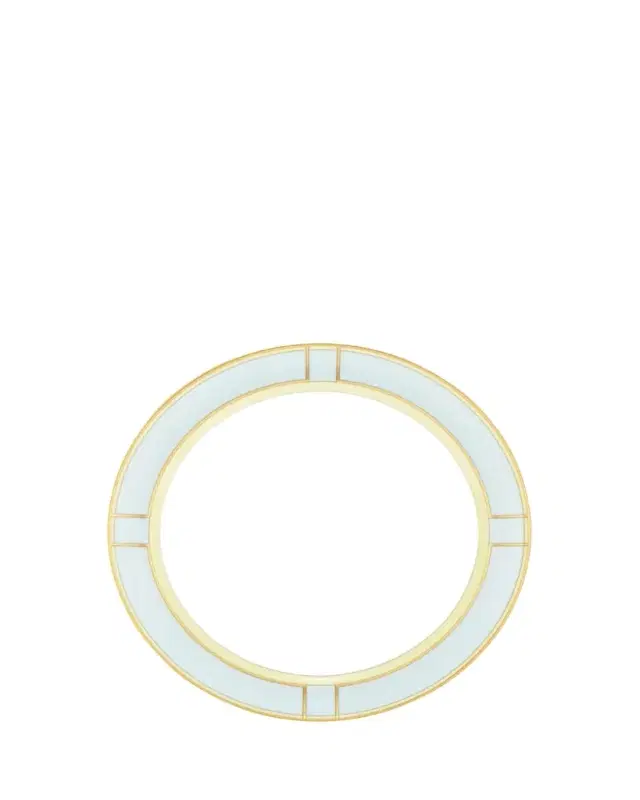 GINORI 1735 Diva Dinner Plate, Celeste