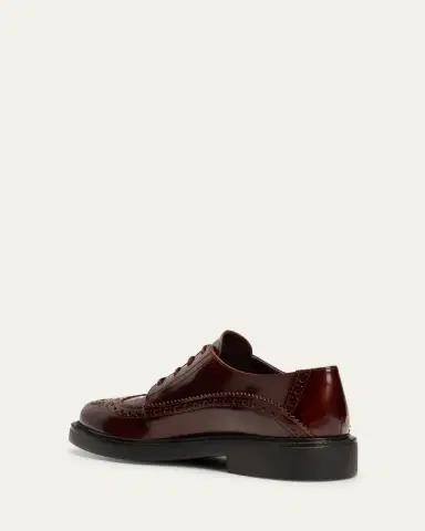 Tod's Gomma Leather Wing-Tip Oxford Loafers | Thumbnail 4
