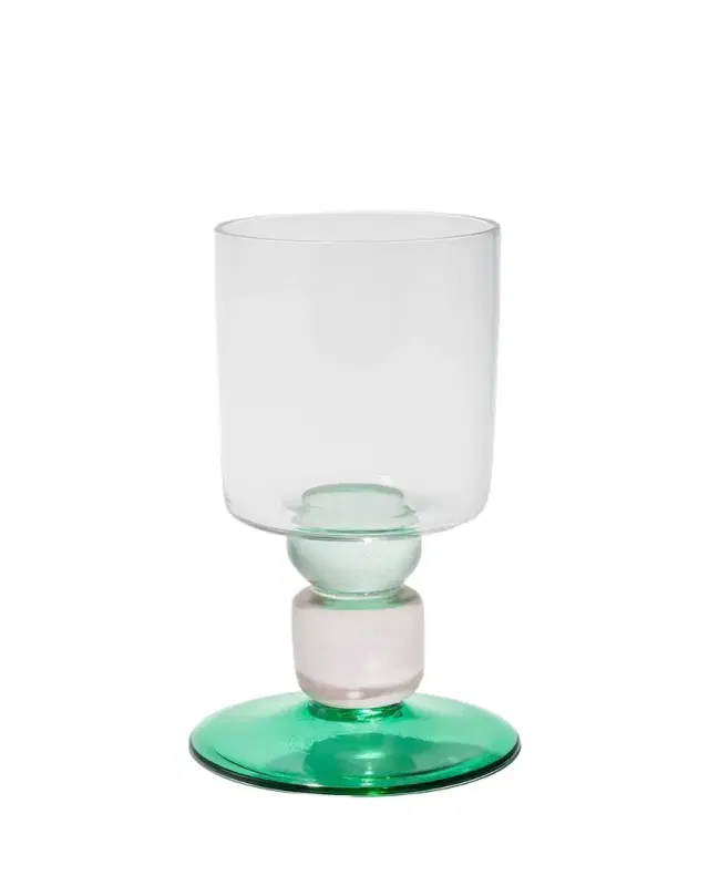 Gather Glass Hand-Blown Miami Wine Glass