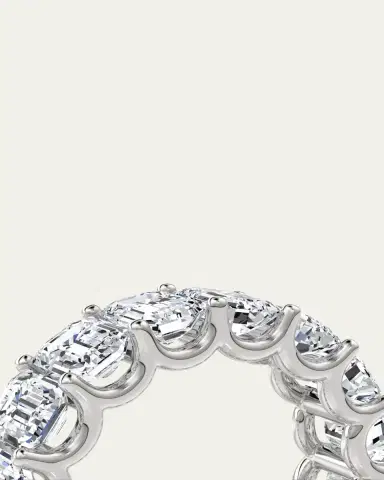 VRAI Lab Grown Diamond Platinum Eternity Band, 5.00tcw | Thumbnail 4 VRAI Lab Grown Diamond Platinum Eternity Band, 5.00tcw | Thumbnail 4