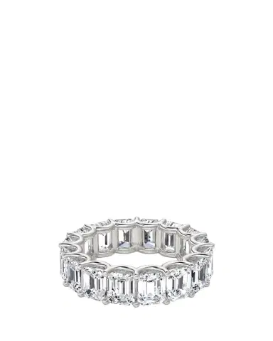 VRAI Lab Grown Diamond Platinum Eternity Band, 5.00tcw | Thumbnail 1 VRAI Lab Grown Diamond Platinum Eternity Band, 5.00tcw | Thumbnail 1