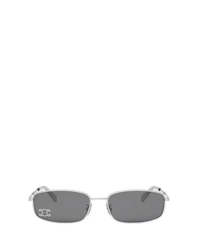 CELINE Men's Triomphe Metal Rectangle Sunglasses